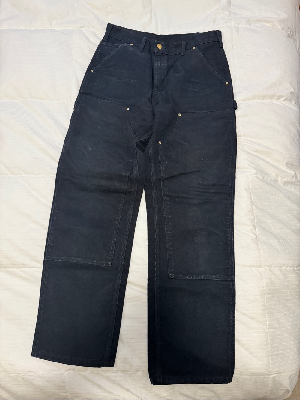 Carhartt Men's Black B01 Double Knee Pants
